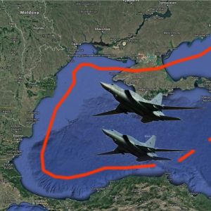 Они рядом: российские военные самолёты летали в 40 километрах от Одессы