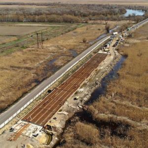 Ремонт моста на автотрассе Одесса-Рени завершен на 80%