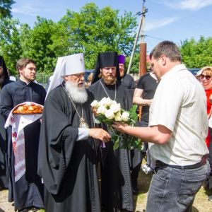 Митрополит Агафангел совершил Чин закладки храма в селе Матроска Измаильского района(ФОТО)