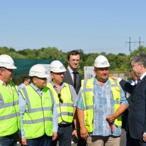 Петр Порошенко открыл мостовой переход на дороге Одесса - Рени в районе села Паланка (ФОТО, ВИДЕО)