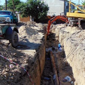 В Измаиле ведется капремонт водопровода по улице Некрасова (ФОТО)