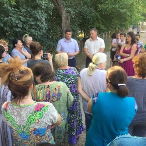 Городской голова Измаила Андрей Абрамченко встретился с жителями микрорайона Южный: обсудили ремонт улицы Нахимова(ФОТО, ВИДЕО)