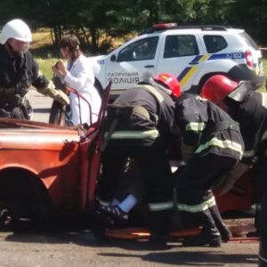 Под Измаилом впервые  прошли масштабные учения  по ликвидации последствий ДТП