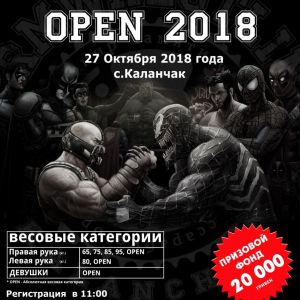 В конце октября на Измаильщине пройдет масштабный турнир по армреслингу