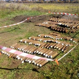 Спасатели обнаружили в Раздельнянском районе скопление взрывоопасных предметов времен войны
