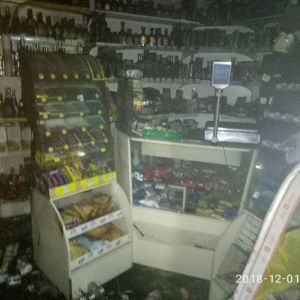 В Измаиле сегодня утром горел магазин "Бархан" (ФОТО)