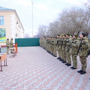В Измаильском пограничном отряде военнослужащие по контракту принимали Воинскую присягу