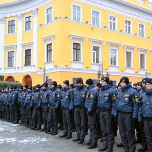 На улицы Одесса и Измаила вышло молодое пополнение Нацгвардии