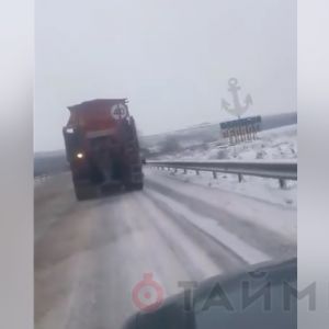 Дороги Одесской области обработаны противогололёдными материалами