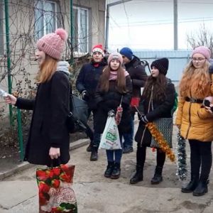В Болградском районе с Новым годом поздравляли по старинной традиции