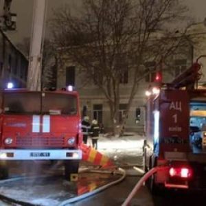 Пожар в здании Киево-Печерской лавры: полиция поймала подозреваемого