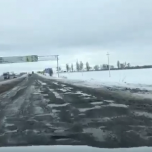 Водителей предупреждают об опасном промежутке дороги на трассе «Киев-Одесса»