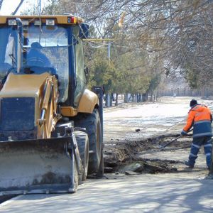 В Измаиле начали ремонт дорожного покрытия по ул. Нахимова