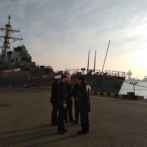 Одесским журналистам устроили экскурсию по кораблю "Дональд Кук" (ФОТО)