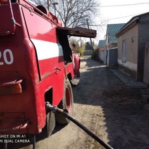 В Измаиле горел частный дом (ФОТО)