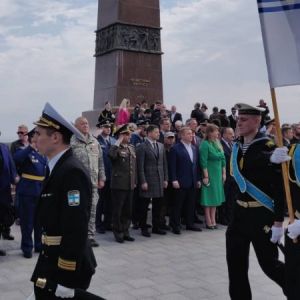 Одесса отмечает 75-летие освобождения от нацистов во время Второй мировой войны