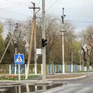 В селе Измаильского района на трассе М15 установили светофор (ФОТО)