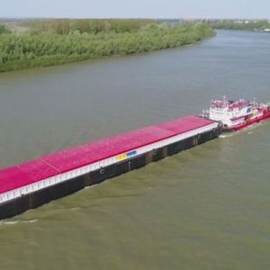 В Измаиле построили первую из восьми барж "Грейн-Трансшипмент" для перевозок по Днепру (ФОТО)