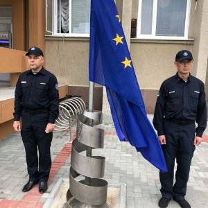 В Измаиле прошла церемония поднятия флага ЕС (ФОТО)