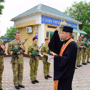 В Измаильском пограничном отряде военнослужащие присягали украинскому народу