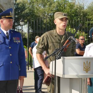 Присяга у стен диорамы: ряды Измаильского батальона Нацгвардии пополнились  новобранцами