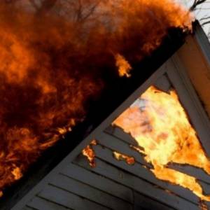 В Ренийском районе на пожаре пострадал человек