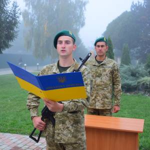 В Измаильском погранотряде 18 пограничников приняли Воинскую присягу