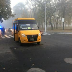 В Измаиле на проспекте маршрутка сбила пожилую женщину, она госпитализирована (ФОТО)